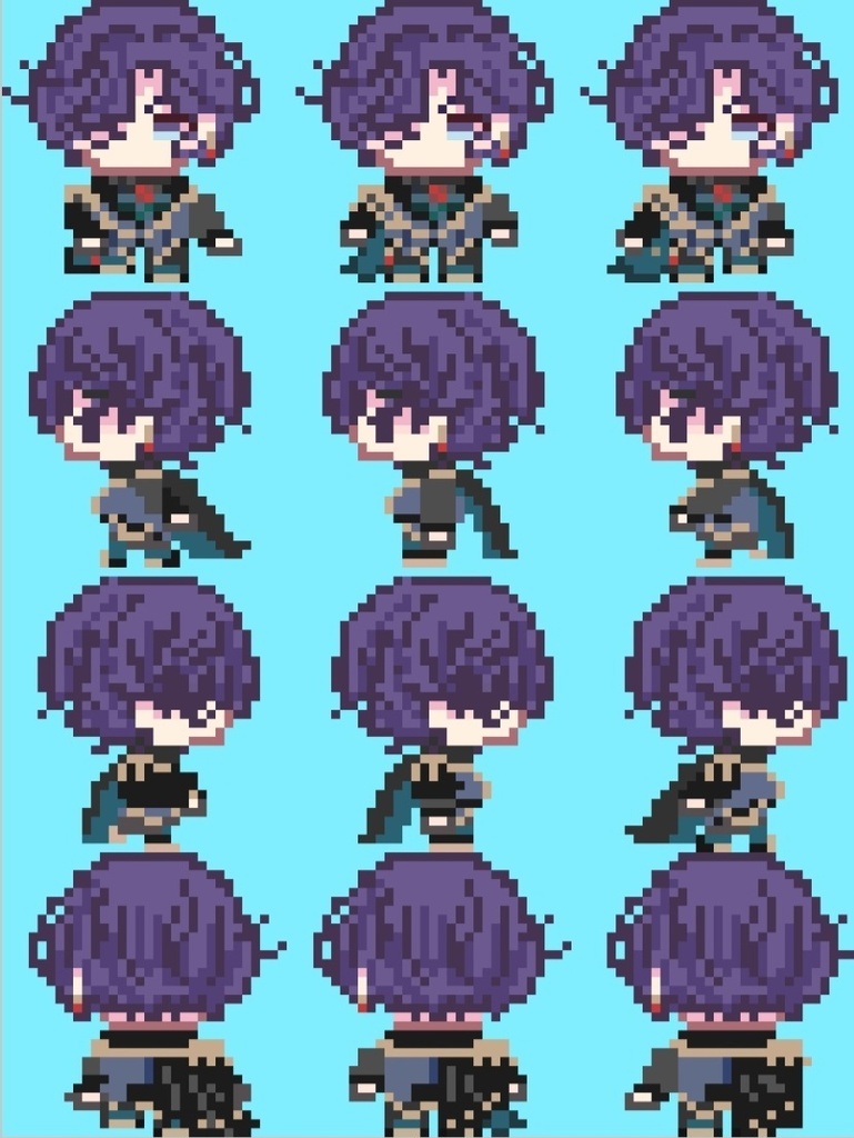 【ピクスク】乙女騎士アバター