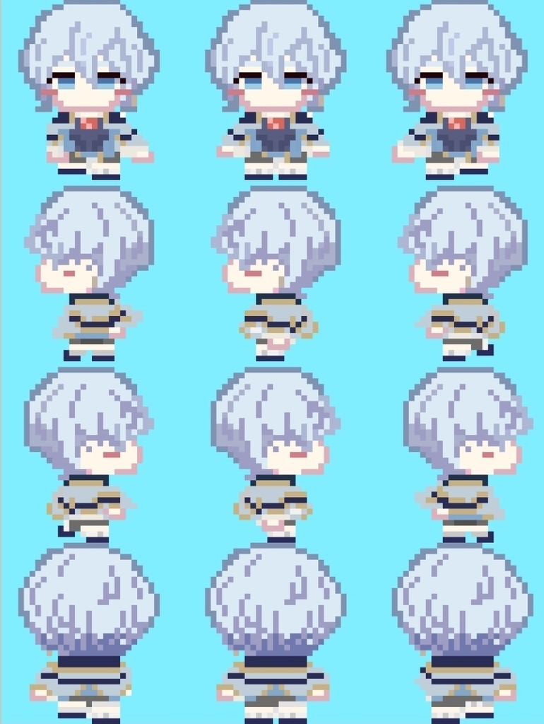 【ピクスク】乙女騎士アバター