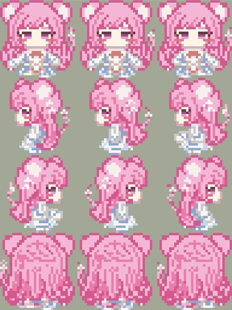 【ピクスク】霊獣騎士アバター