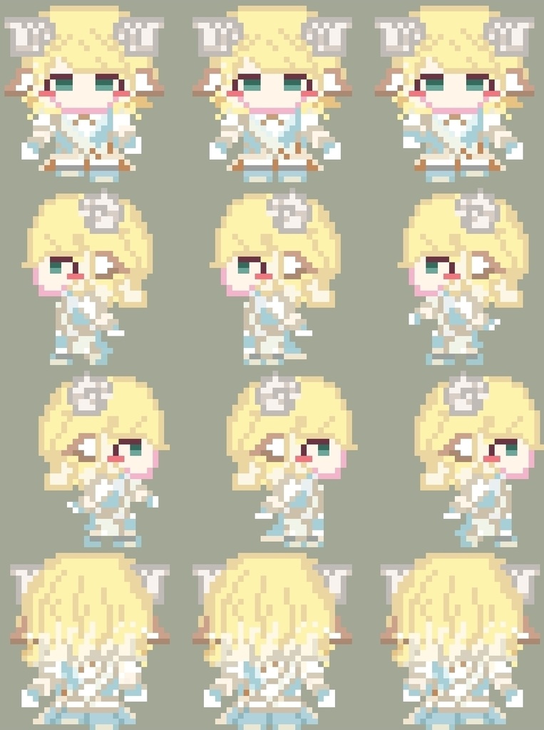 【ピクスク】霊獣騎士アバター