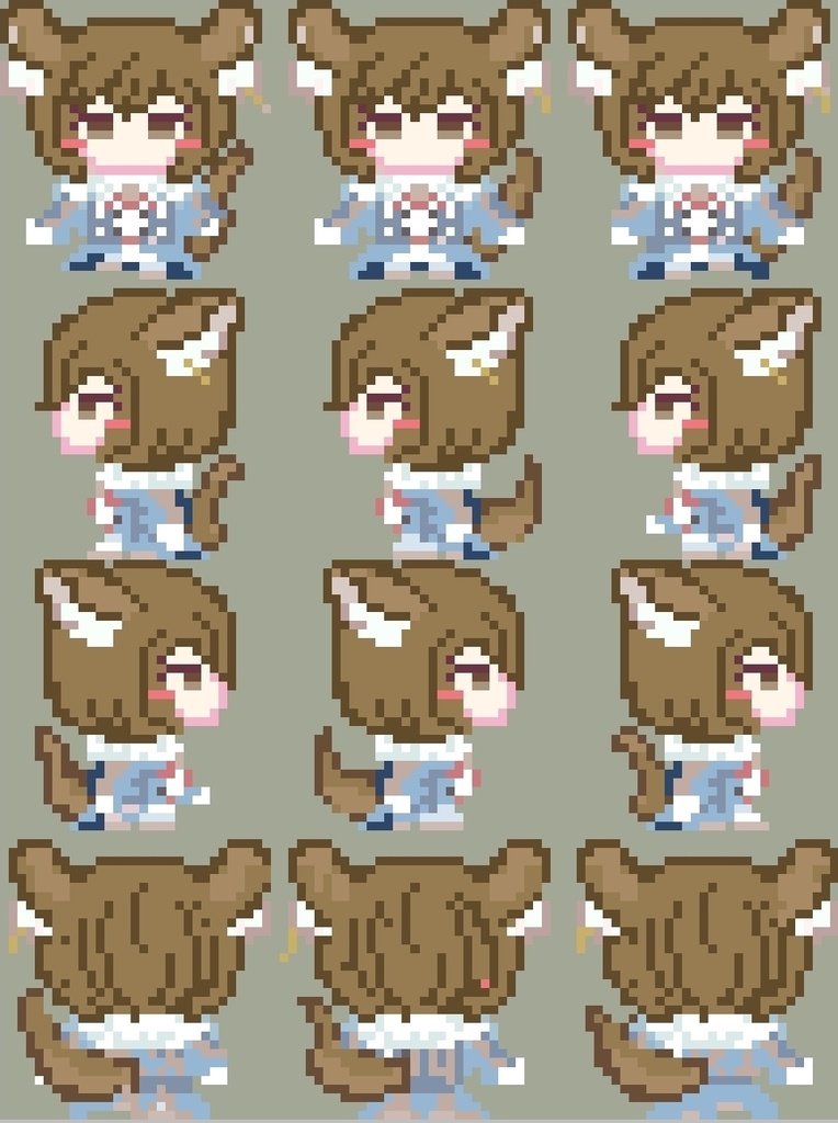 【ピクスク】霊獣騎士アバター