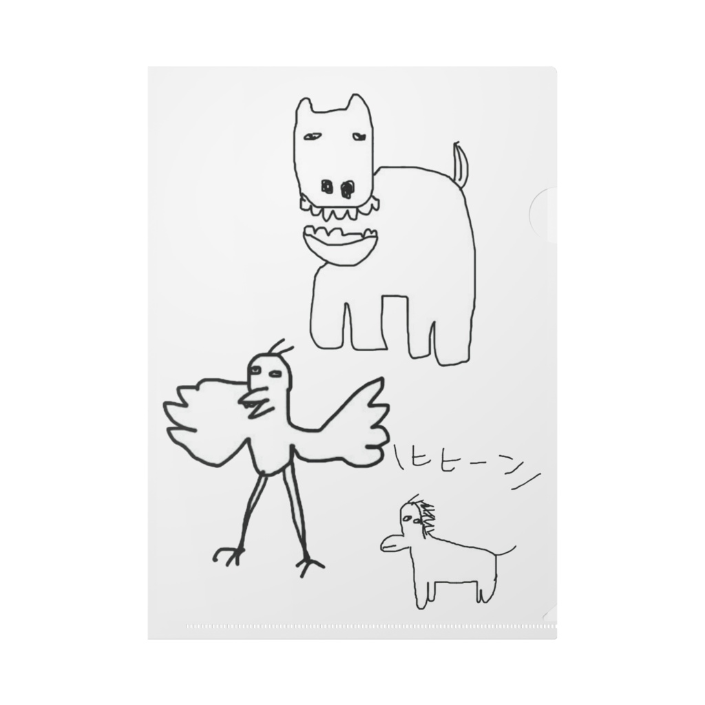 動物さん達(?)大集合なオトク感クリアファイル