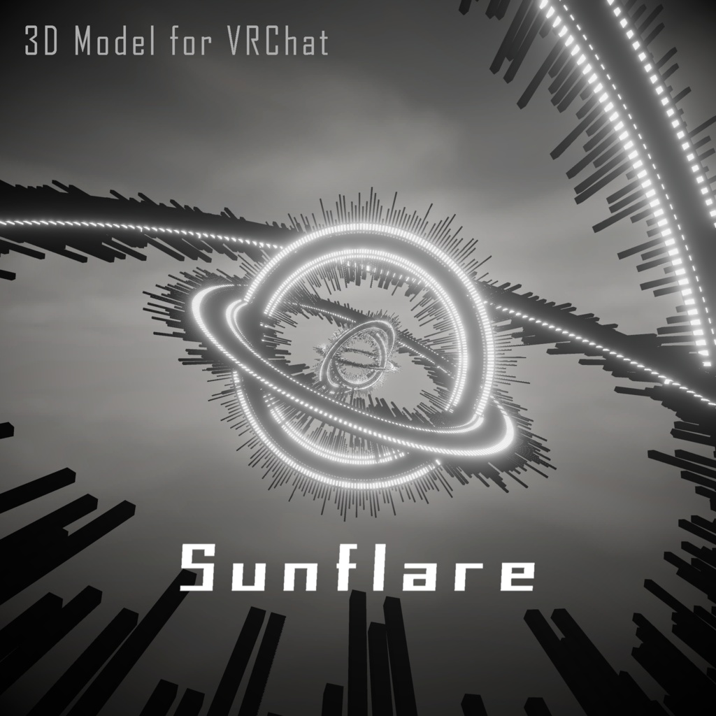 【VRC想定3Dモデル】Sunflare