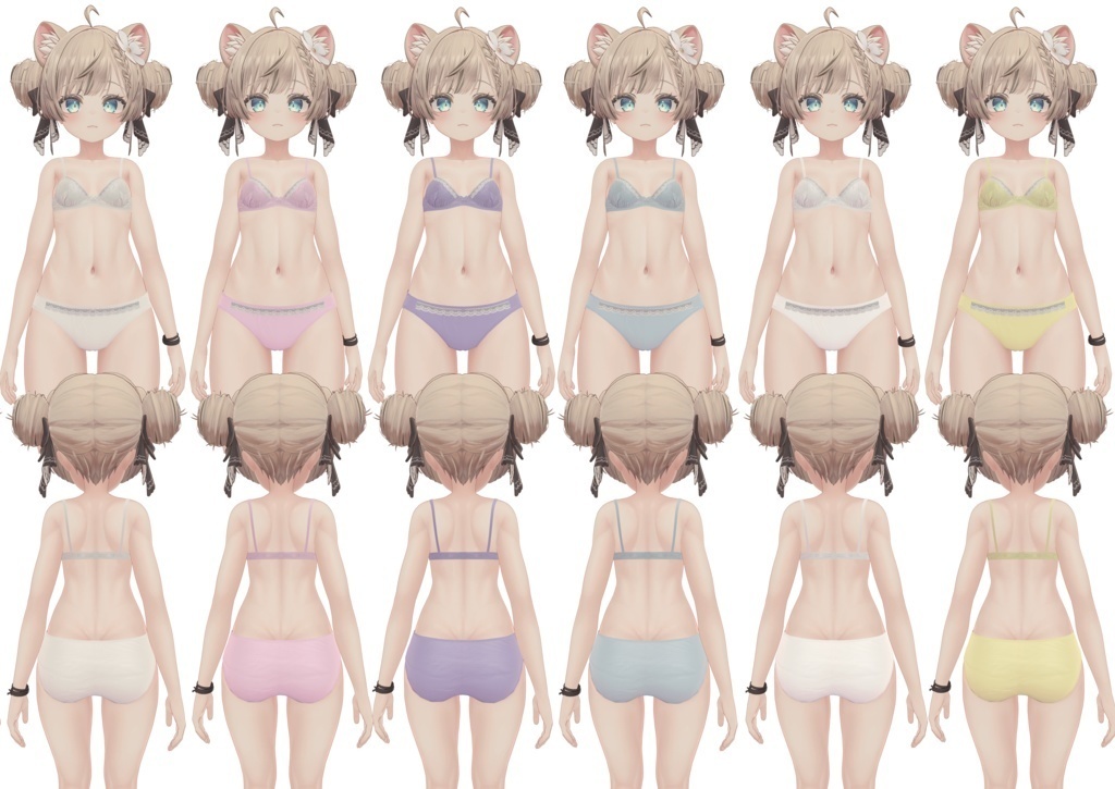 【マヌカ対応】レースブラジャー&ショーツセット