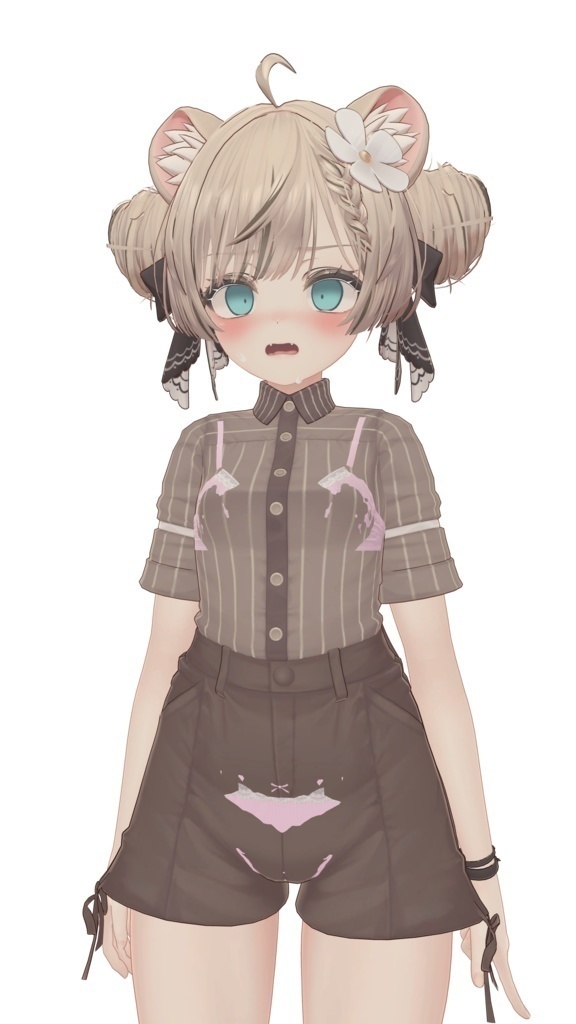 【無料】【マヌカ対応】レースブラジャー&ショーツセット