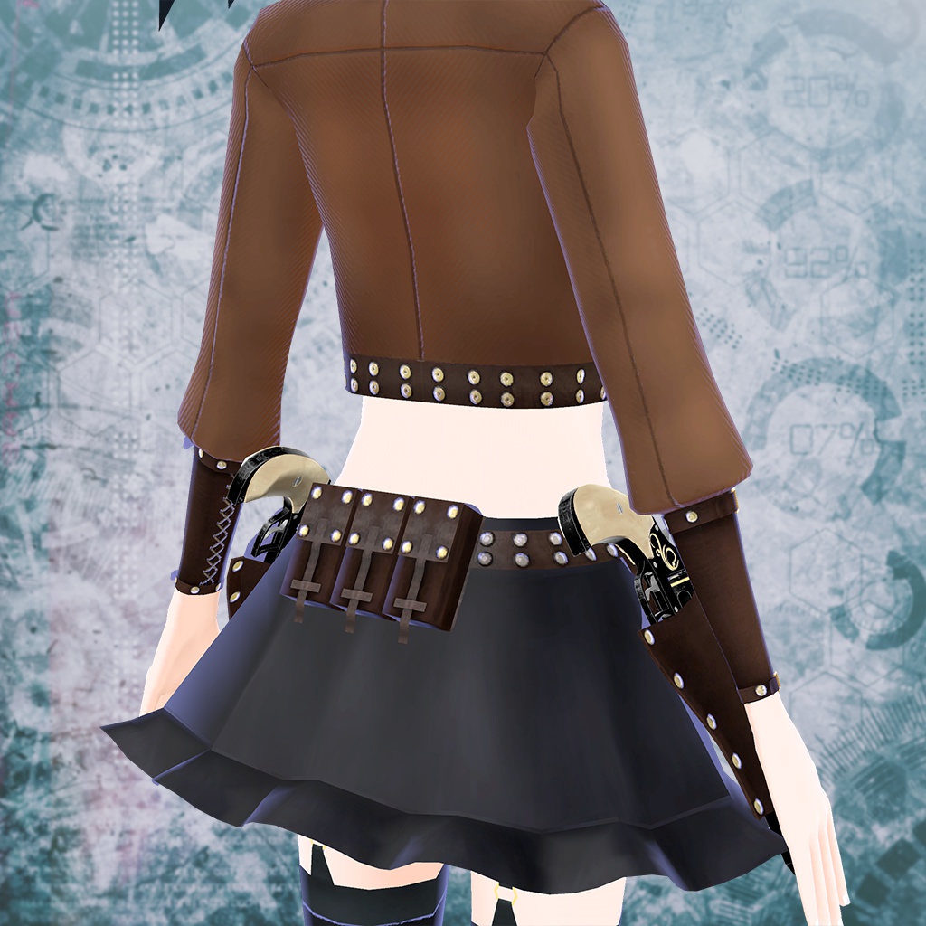 ガンスリンガー・ドロシー/ VRChat対応3Dモデル