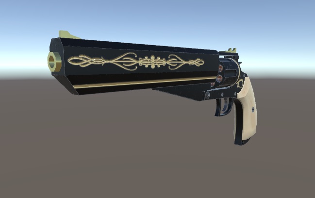 【3Dモデル】8inch 357Mag Revolver