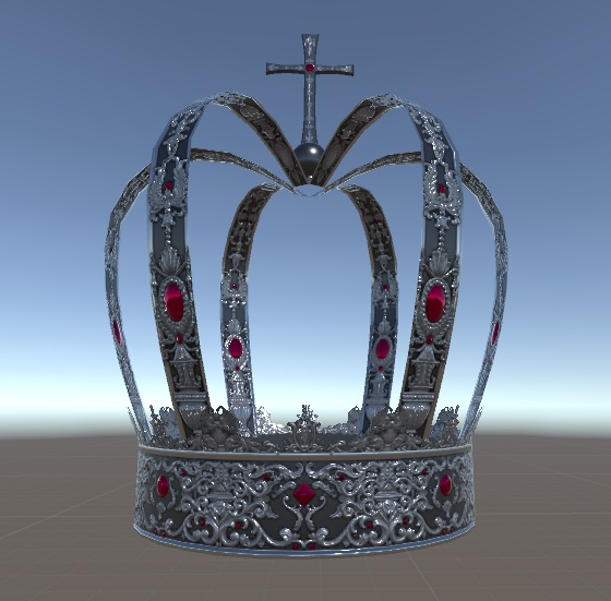 【3Dモデル】アンティークミニクラウン