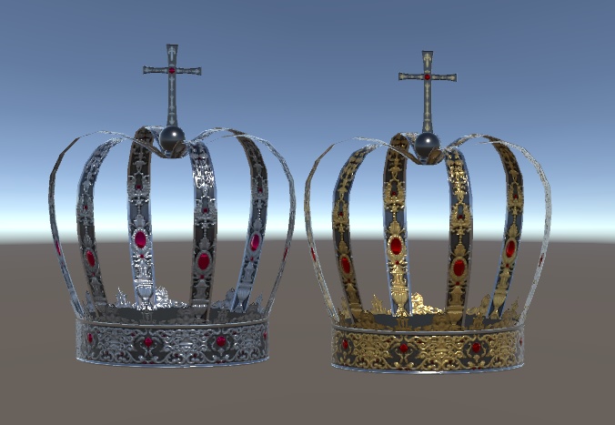 【3Dモデル】アンティークミニクラウン