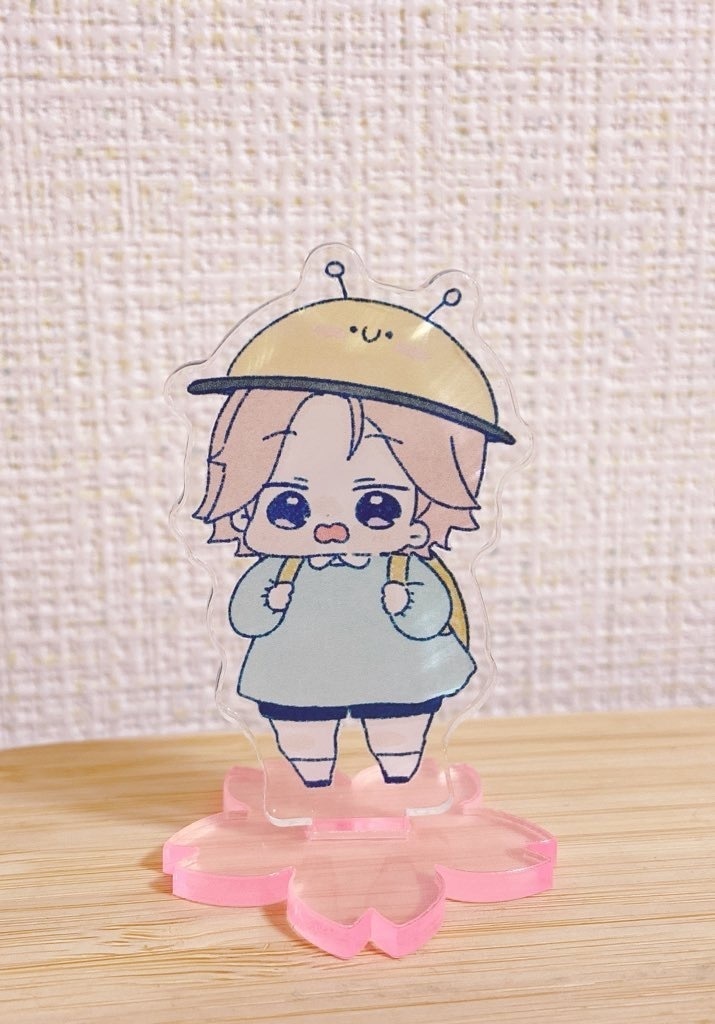 小さい桜河とおでかけアクスタ