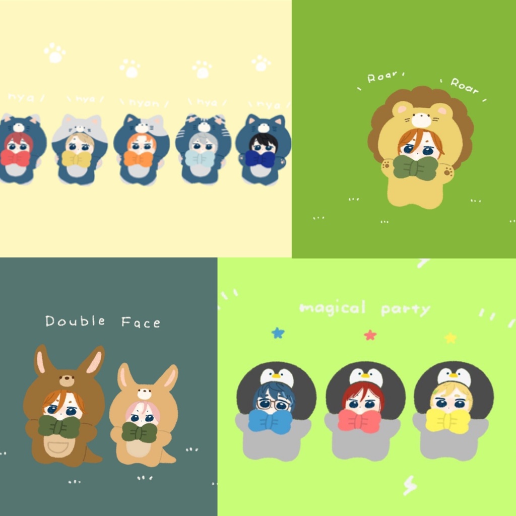 着ぐるみステッカー⭐︎ニューディ⭐︎