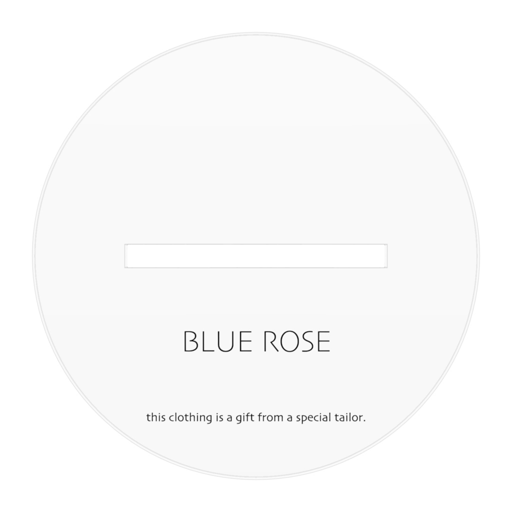 【オリジナル】記録者 アクリルフィギュア【青薔薇】