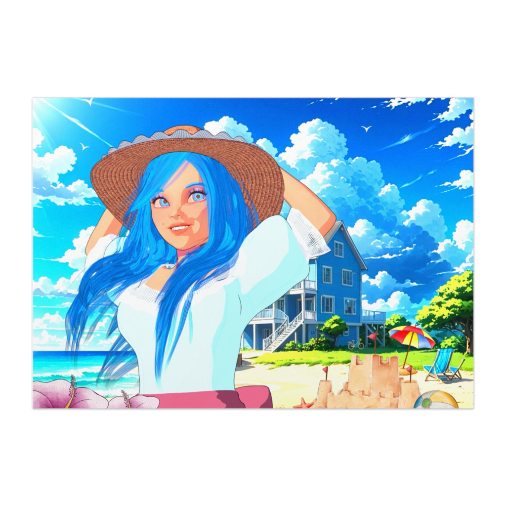 青に溶ける