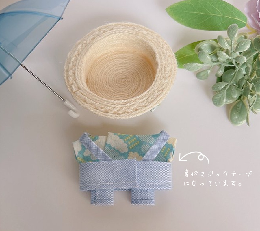 カンカン帽&サロペット