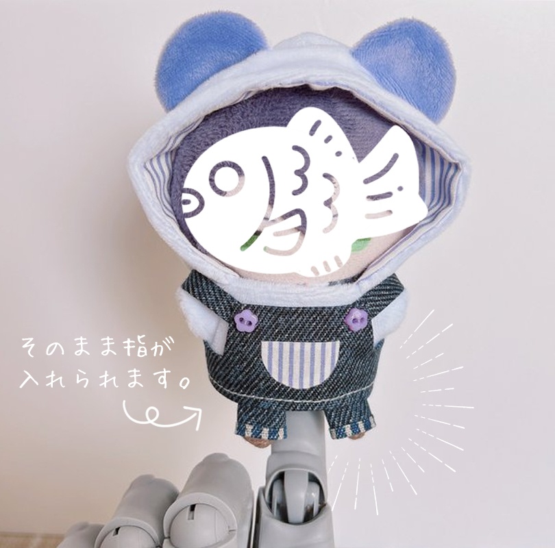 くまフード&サロペット