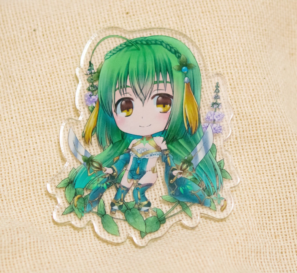 花騎士ちびキャラアクリルバッジ