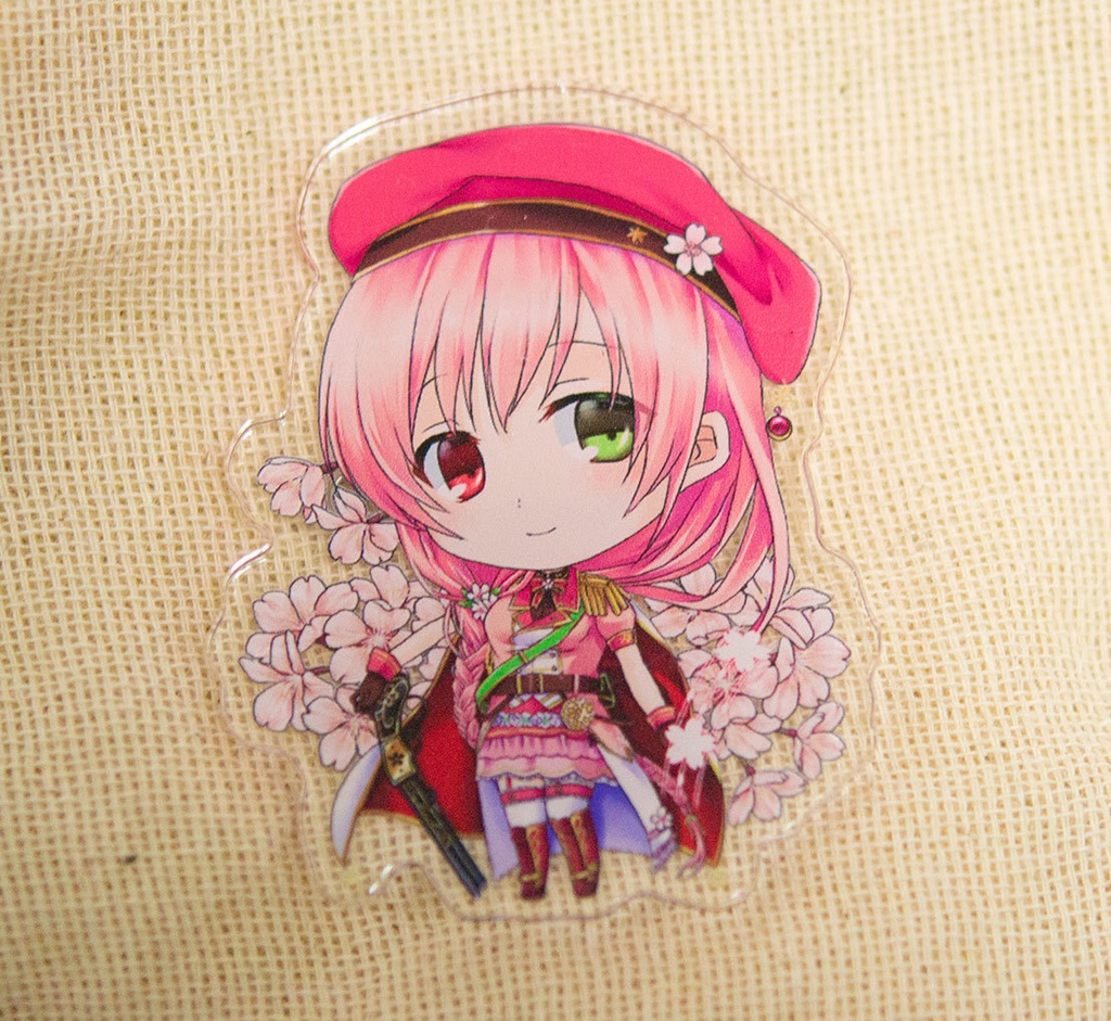 花騎士ちびキャラアクリルバッジ