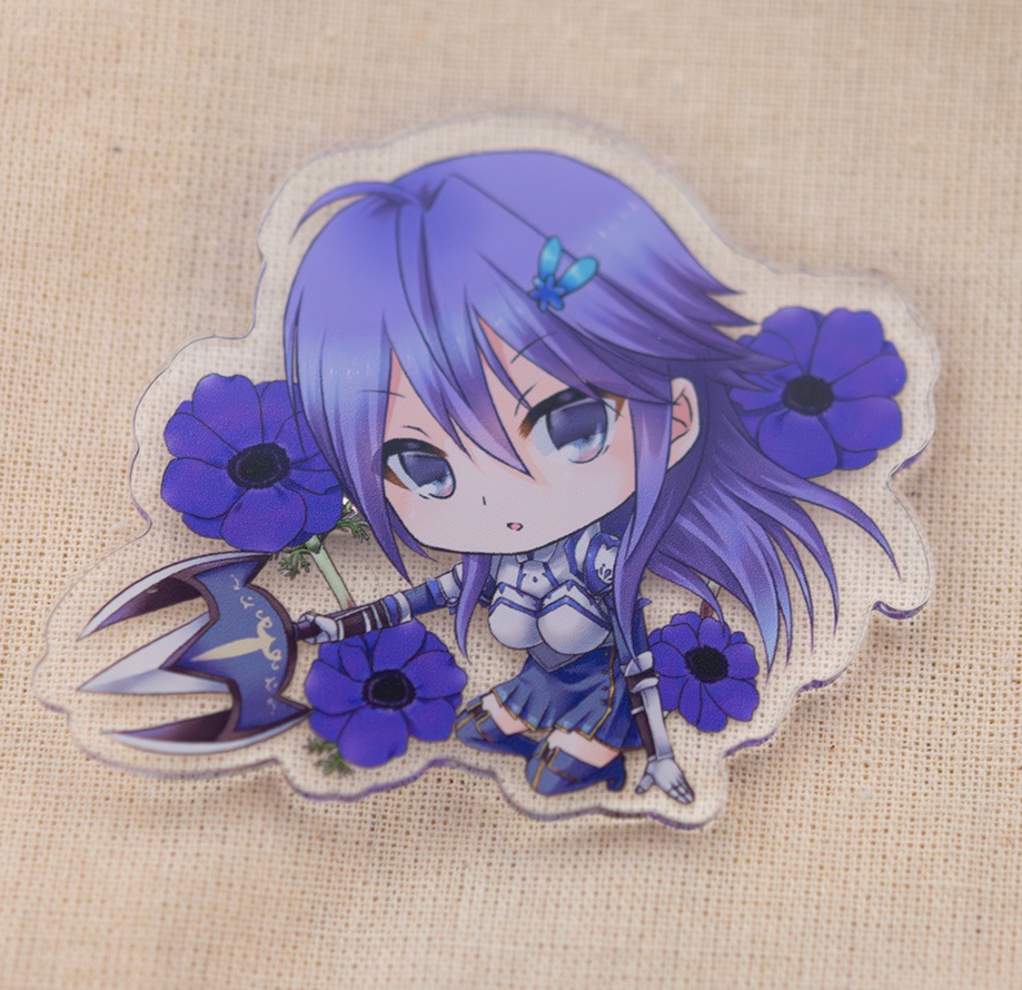 花騎士ちびキャラアクリルバッジ