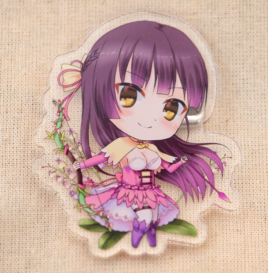 花騎士ちびキャラアクリルバッジ