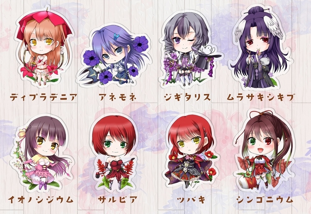 花騎士ちびキャラアクリルバッジ