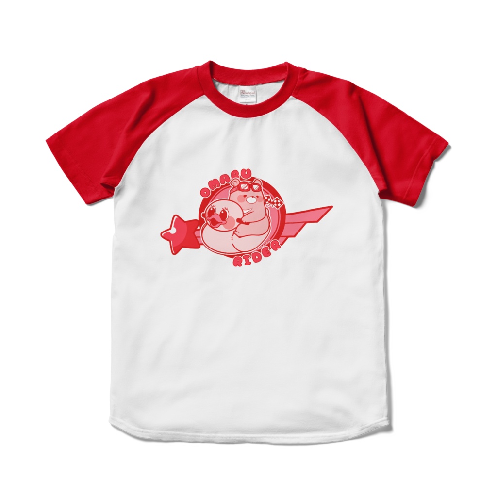 おまるライダーくまさんTシャツ（ラグランver.）