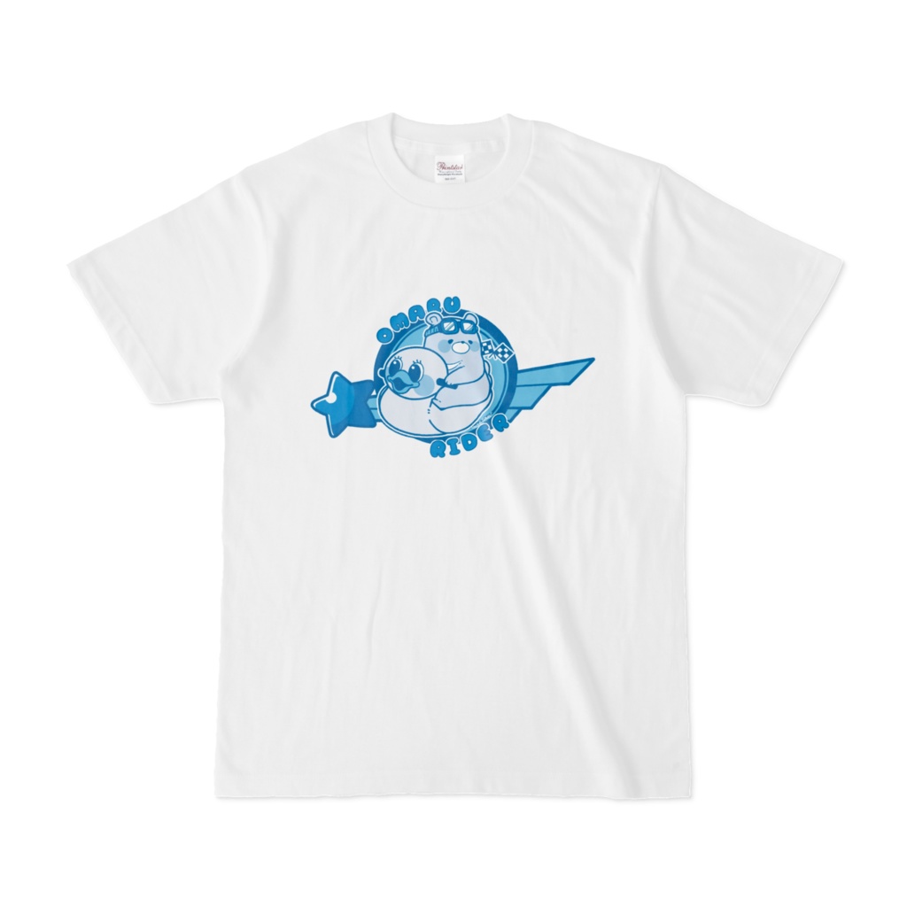 おまるライダーくまさんTシャツ（青）