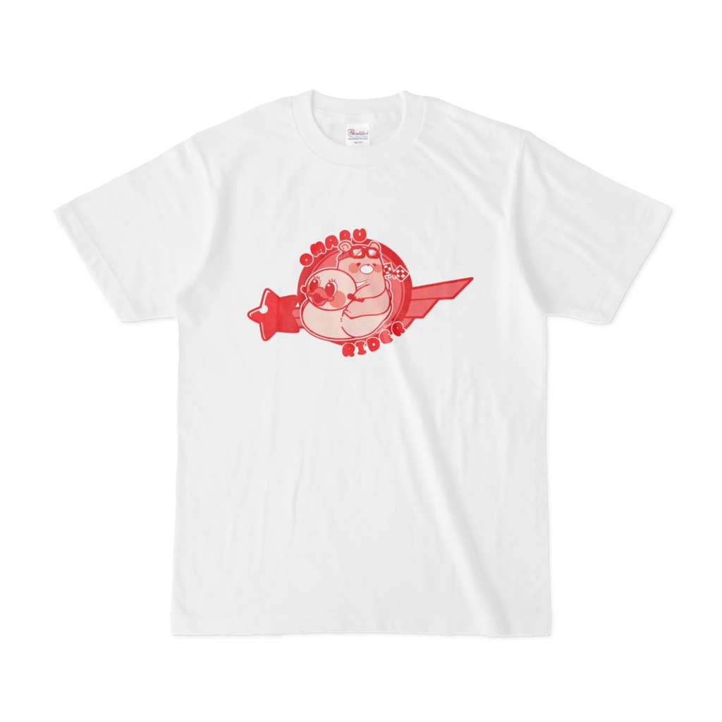 おまるライダーくまさんTシャツ(赤)