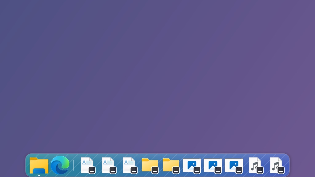 KiraDock — Mac 風に拡大するドックランチャー for Windows(無料)
