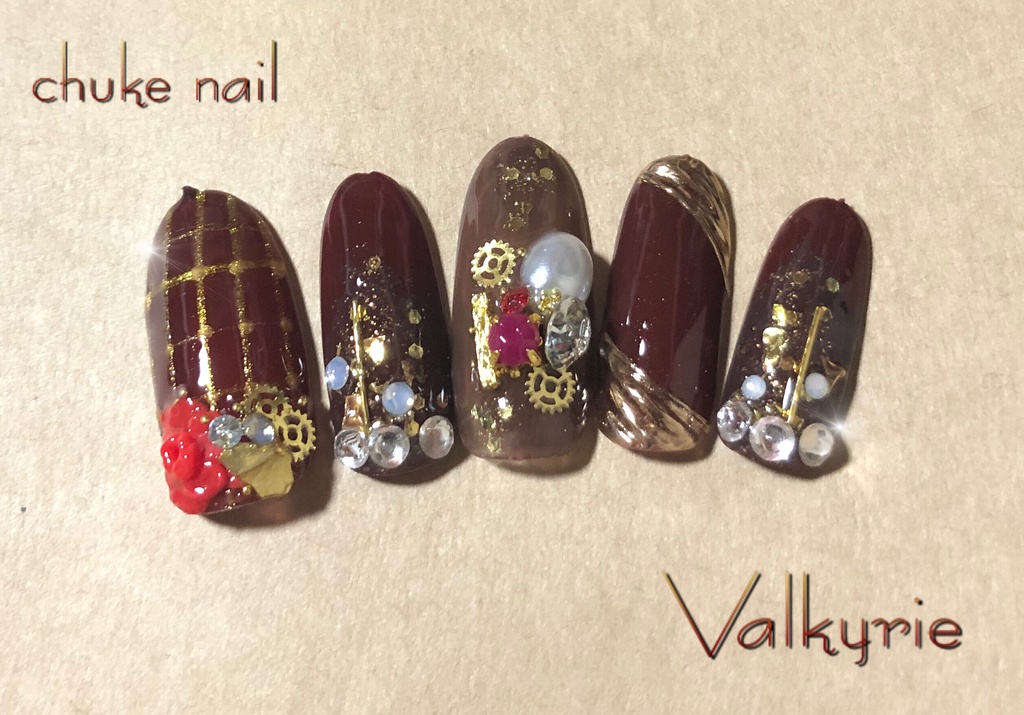 オーダーネイルチップ あんさんぶるスターズ Valkyrieイメージネイル ちゅけnail Booth