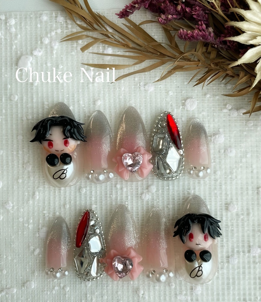 豊前江 推しネイル ネイルチップ