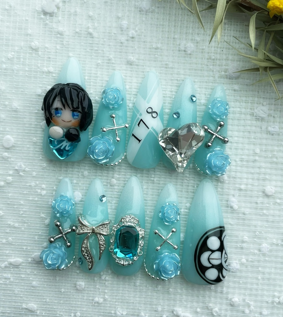 松井江 推しネイル ネイルチップ