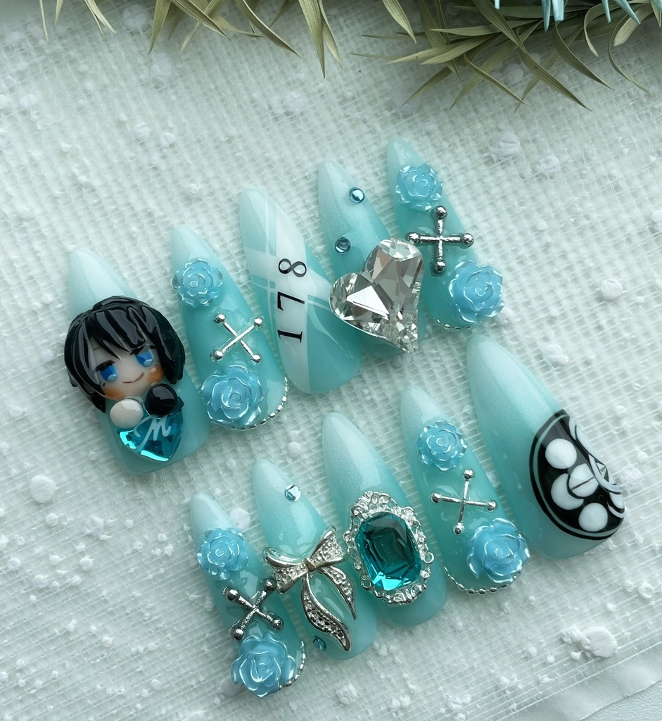 松井江 推しネイル ネイルチップ