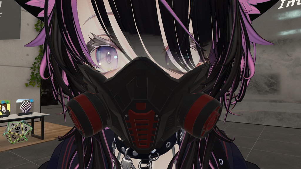 【無料】フェイスマスク/facemask【VRchat想定】