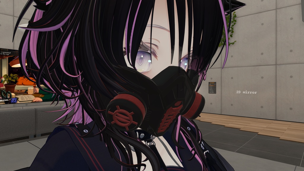 【無料】フェイスマスク/facemask【VRchat想定】