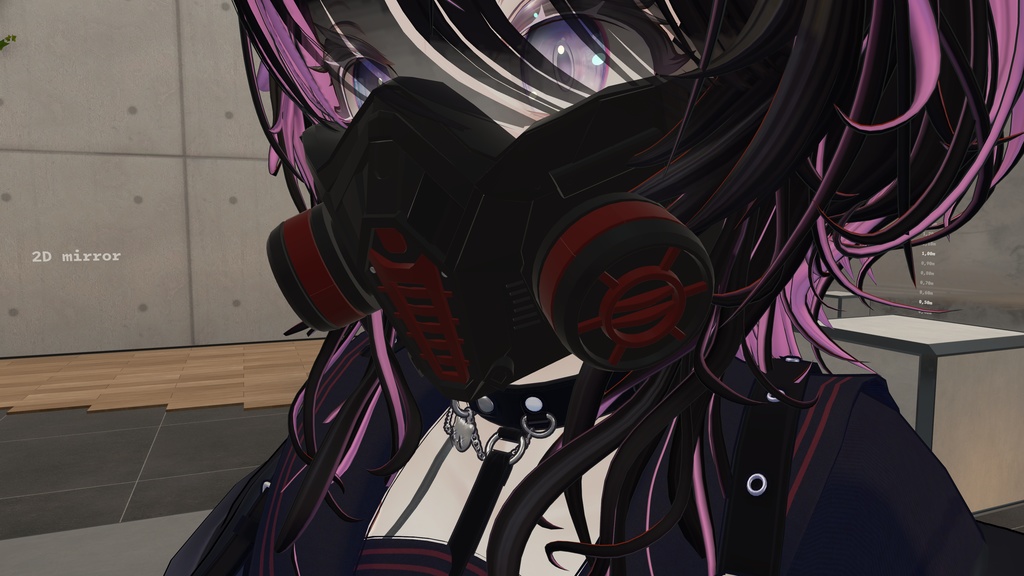 【無料】フェイスマスク/facemask【VRchat想定】