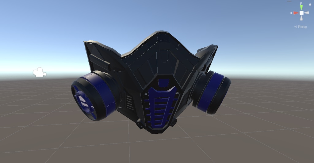 【無料】フェイスマスク/facemask【VRchat想定】