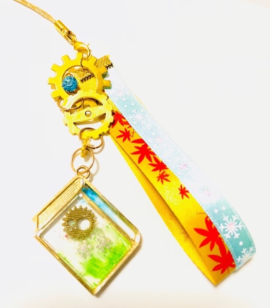 文アル風リボンストラップ