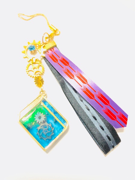 文アル風リボンストラップ