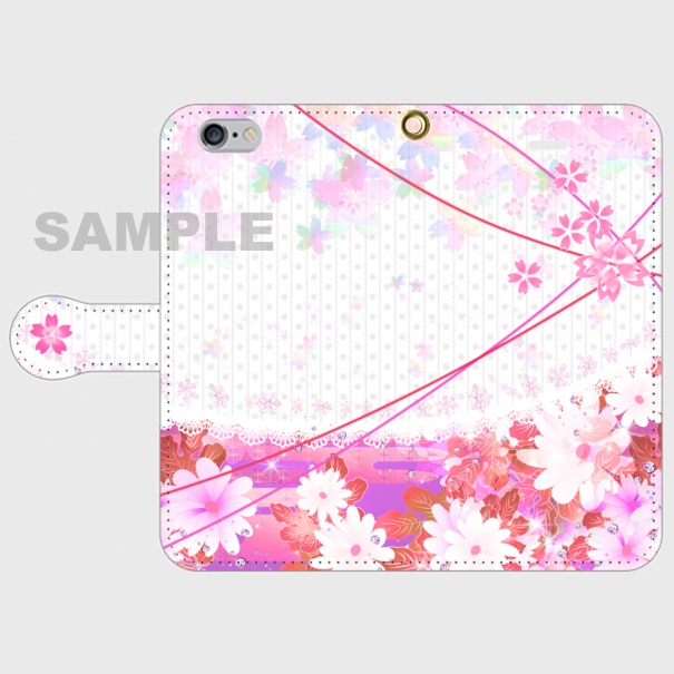 オリジナル/華やぎ桜のスマホケース