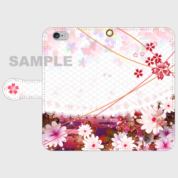 オリジナル/華やぎ桜のスマホケース