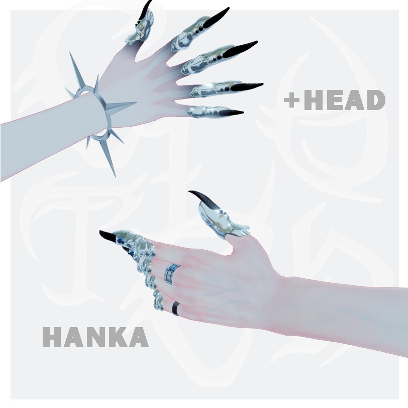 【VRCHAT】🐺 CLUTCH 🐺 #フィンガーアーマー【8アバター対応】