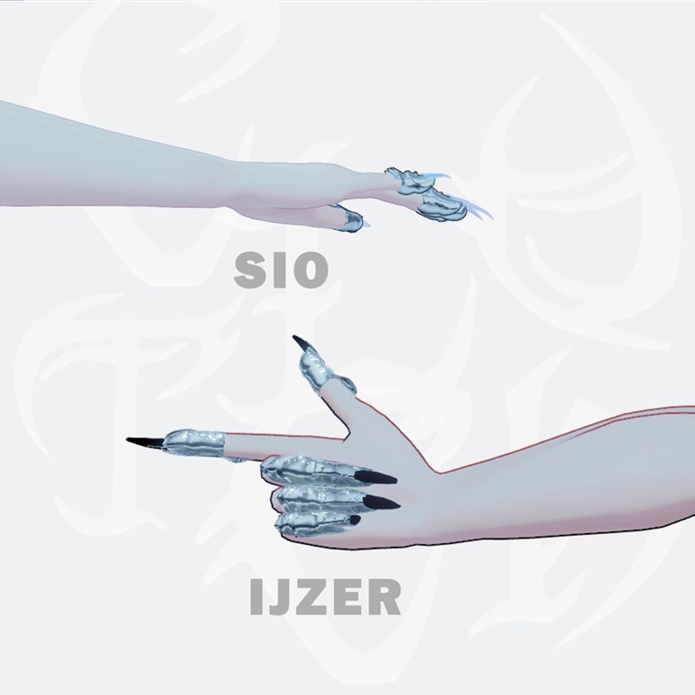 【VRCHAT】🐺 CLUTCH 🐺 #フィンガーアーマー【13アバター対応】