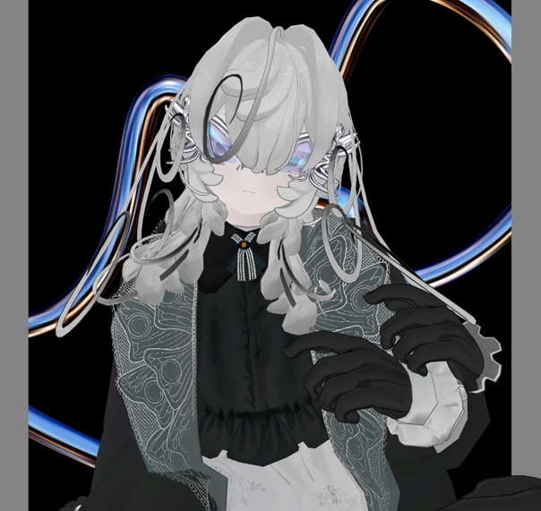 【VRCHAT】- ᴇᴄʟᴏꜱɪᴏɴ - ペティニィ専用ヘアエクステ&サングラス