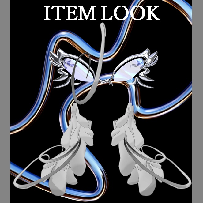 【VRCHAT】- ᴇᴄʟᴏꜱɪᴏɴ - ペティニィ専用ヘアエクステ&サングラス