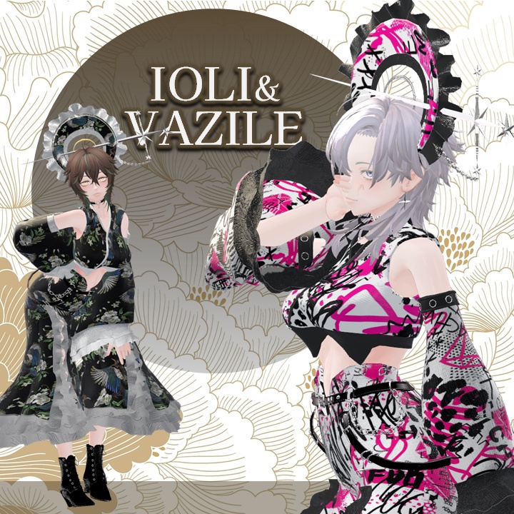 【VRCHAT】⛩️夜宴⛩️【+Head/MOCBody_M/Marubody/Lapwing/IOLI&VAZILE/クラエナ対応衣装】