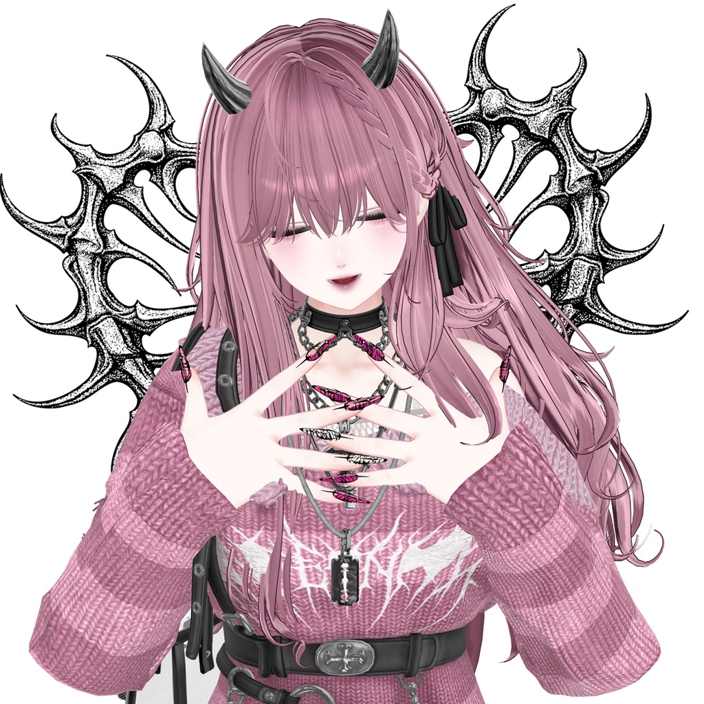 【VRCHAT】💅 Guess What? 💅 ロングネイル【14アバター対応】