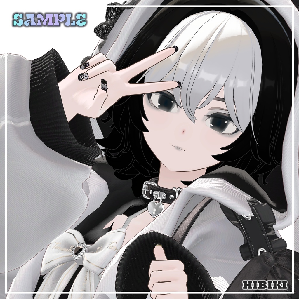 【VRCHAT】🌈GOOD 4 U🌈 デコラ風ネイル【Lapwing/Marubody/豺狼/ヒビキ/XEBY/+Head/ヌノスプ対応】