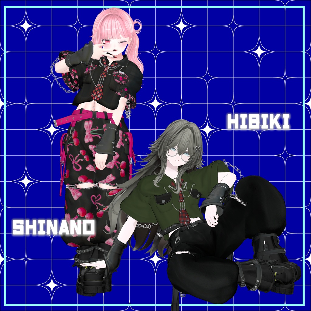 【VRCHAT】🖤RAMPAGE🖤【13アバター対応衣装】