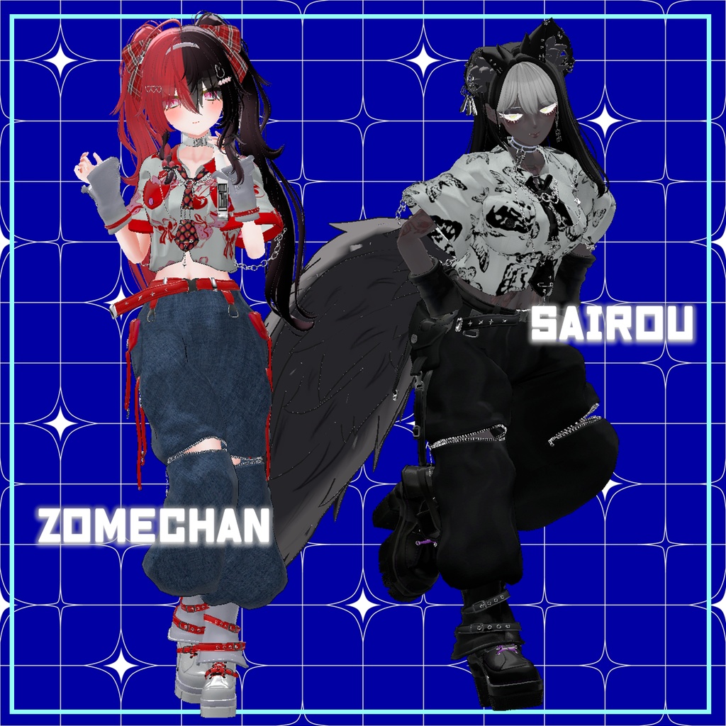 【VRCHAT】🖤RAMPAGE🖤【13アバター対応衣装】