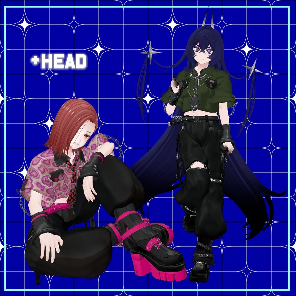 【VRCHAT】🖤RAMPAGE🖤【13アバター対応衣装】